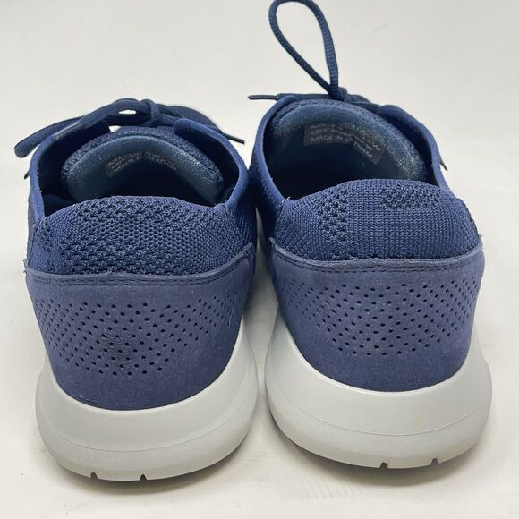 Kizik Madrid Eco-Knit Shoes Mens 13 W Wide Blue Hands Free Lightweight Sneakers - Picture 12 of 16